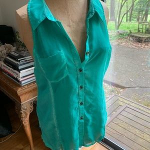 Free people button up blouse